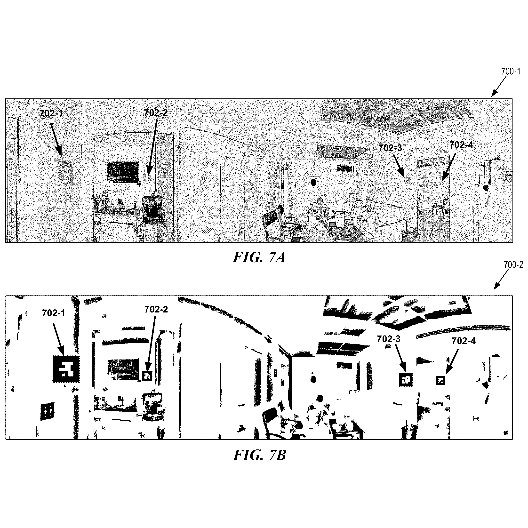 Tracking construction using fiducial markers